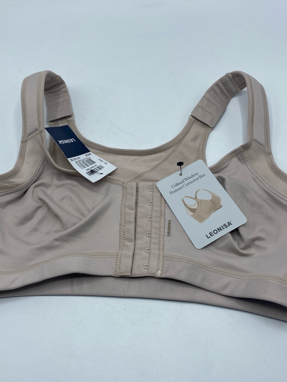Leonisa Women Front Closure Posture Corrector Full Coverage Unlined Wireless 34